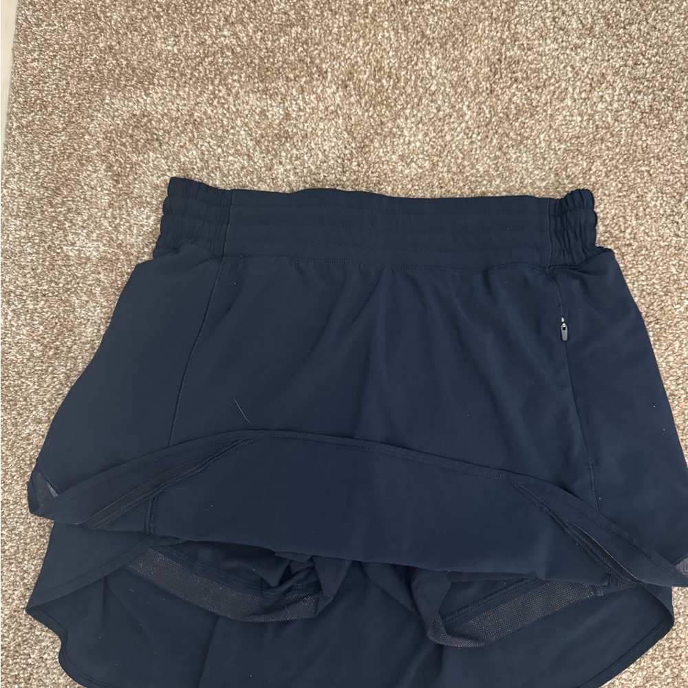 lululemon athletica Navy Athletic Skort with Built-In Shorts